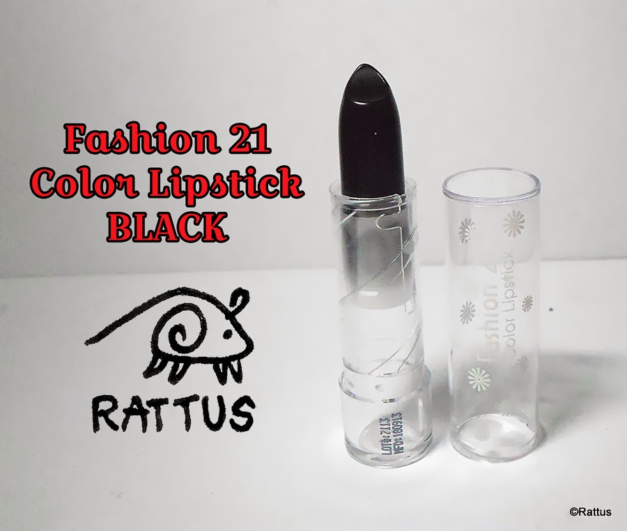 Fashion 21 Color Lipstick in Black