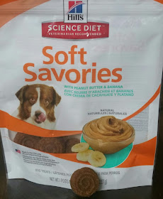 hill's science diet soft savories with peanut butter & banana dog treats