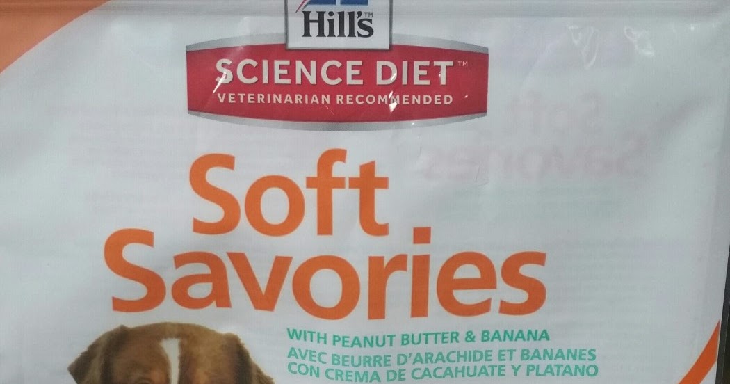 hill's science diet soft savories with peanut butter & banana dog treats