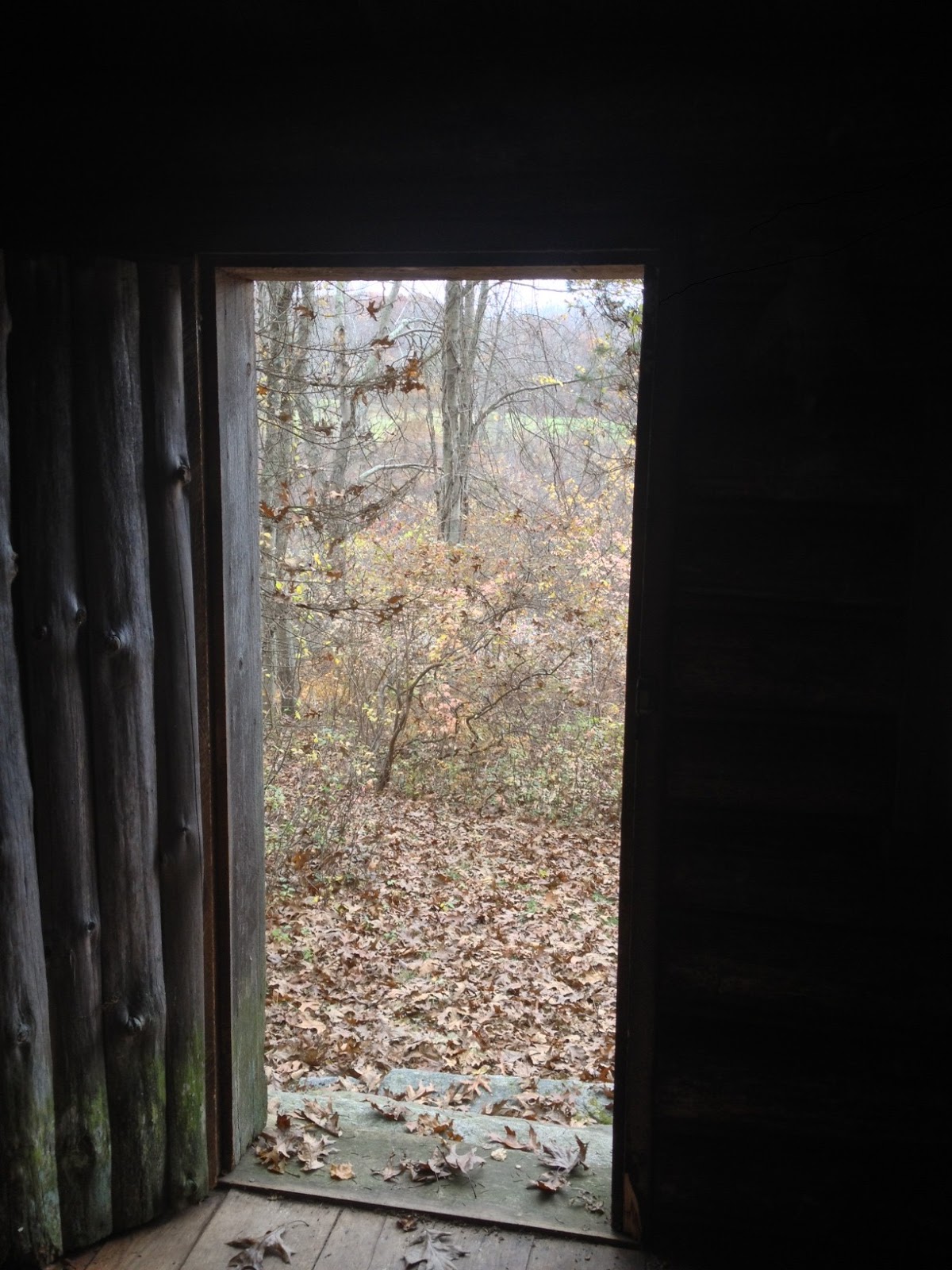 Describing an old cottage picture