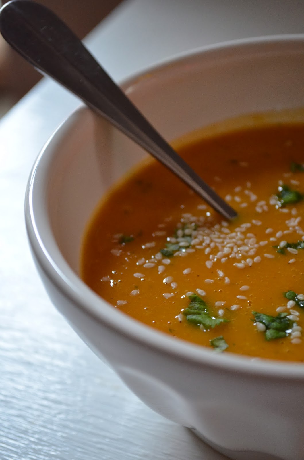 amour fou(d) spicy miso butternut squash soup.