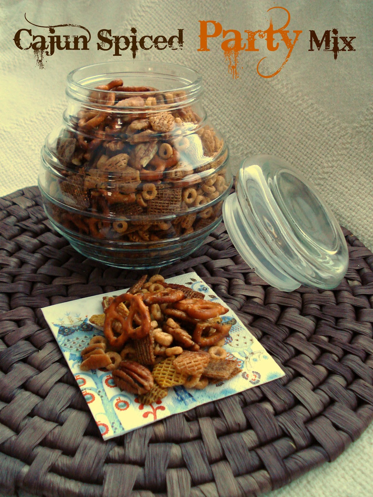 Silver Boxes CajunSpiced Party Mix