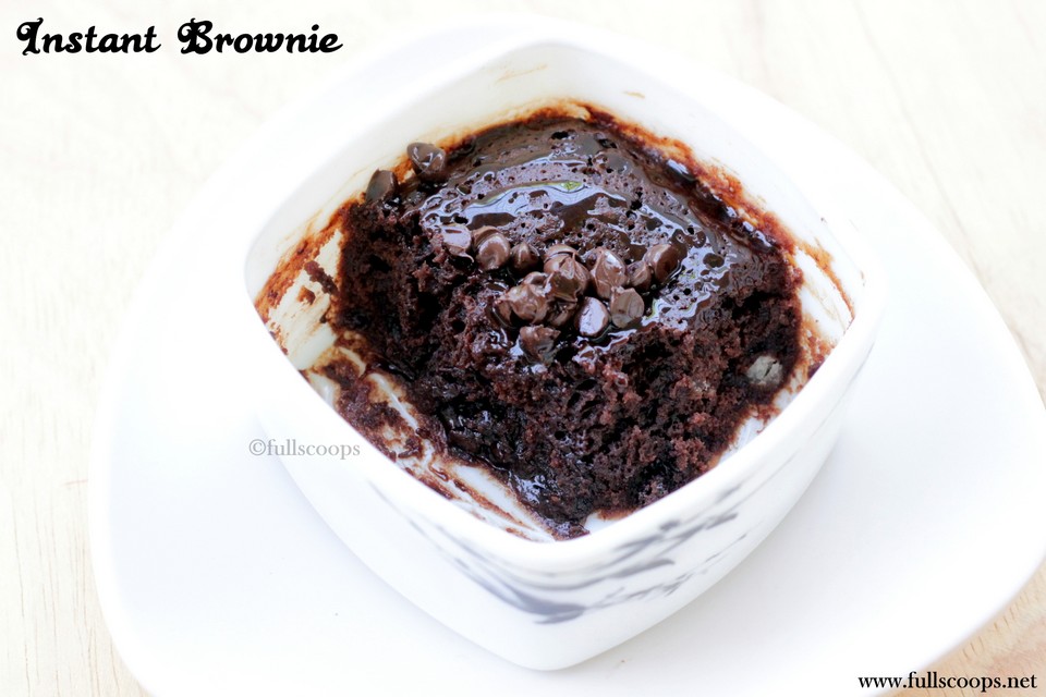 Instant Microwave Brownie eggless Full Scoops A Food Blog With instant-microwave-brownie-eggless-full-scoops-a-food-blog-with