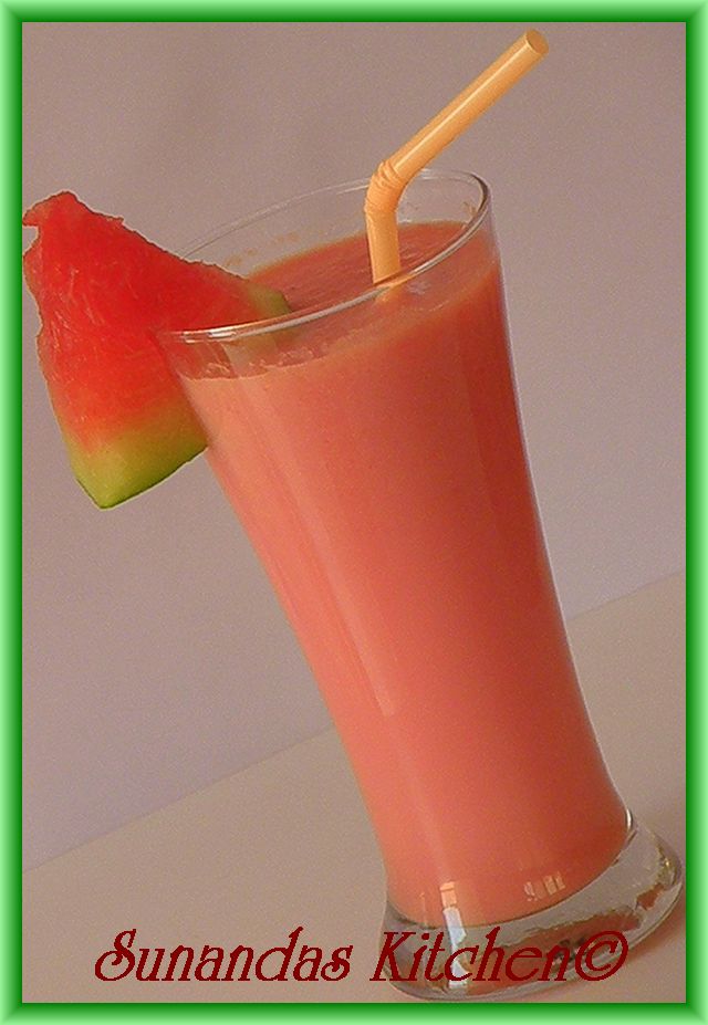 Strawberry watermelon smoothie