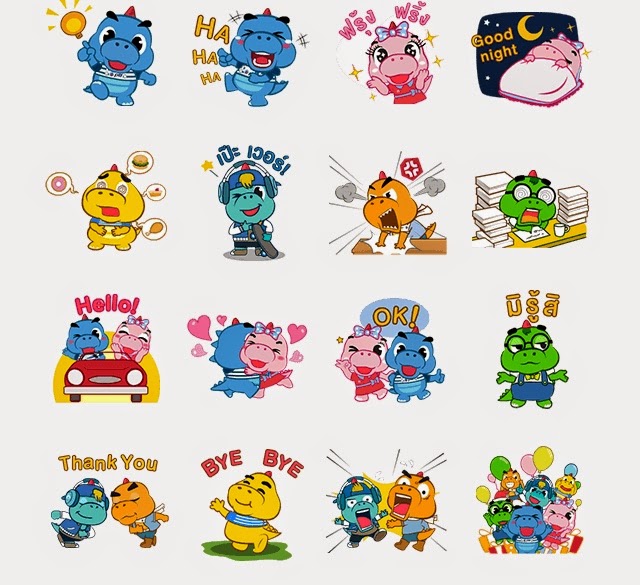 LINE Stickers Community Free line stickersGodji Family stickers