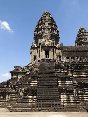 Towers at Angkor Wat in Cambodia