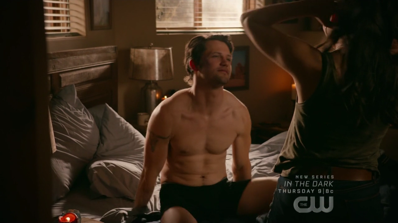 Episode 13 got leading man Nathan Dean Parsons shirtless for the occasion. 