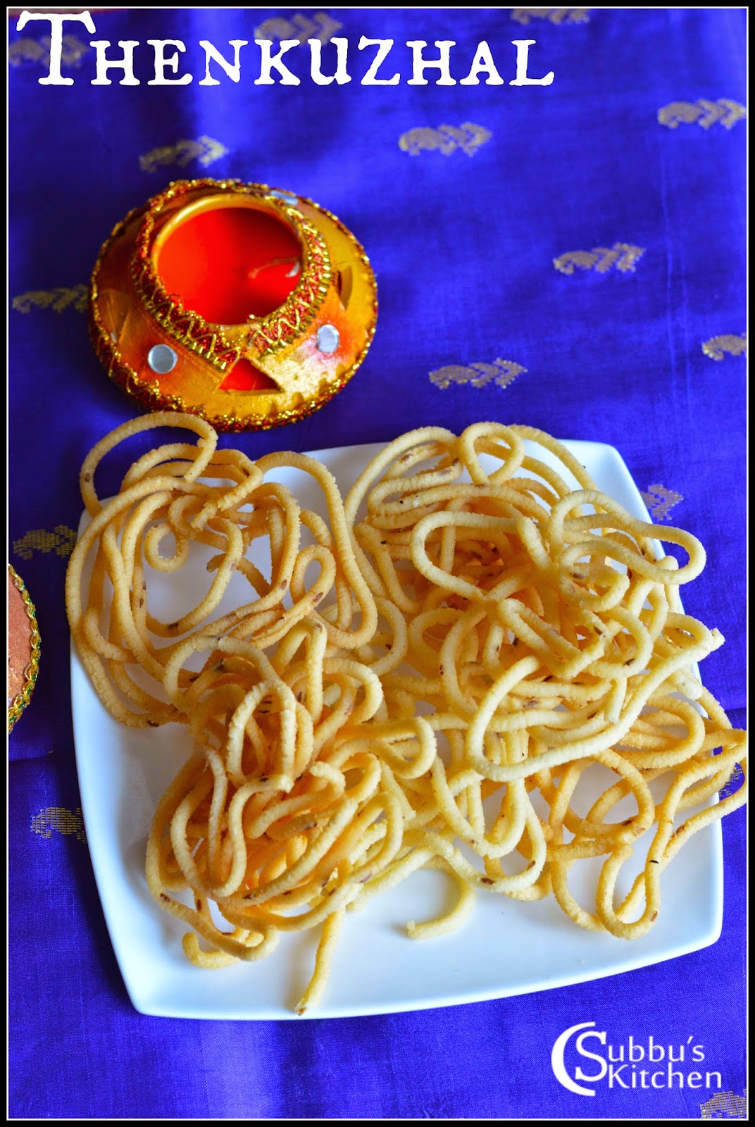 Thenkuzhal Recipe Thenkuzhal Recipe