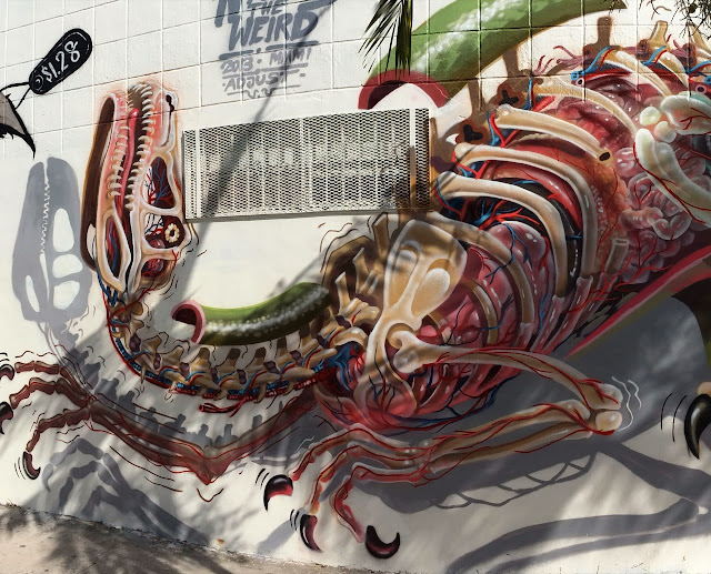 New Mural By Australian Street Artist Nychos On The Streets Of Miami, USA. 3