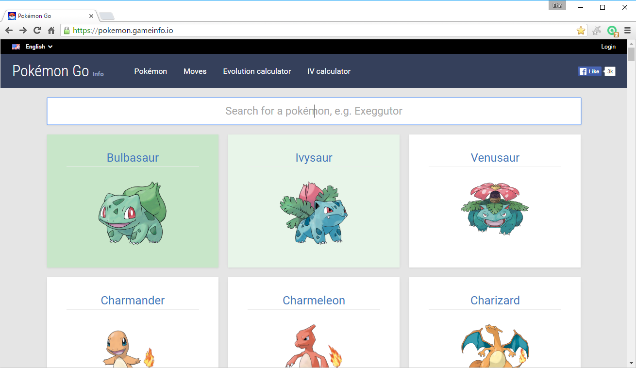 Android-er: Find the Best moveset of Pokémons
