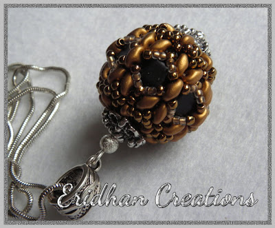 beaded bead pendant pattern