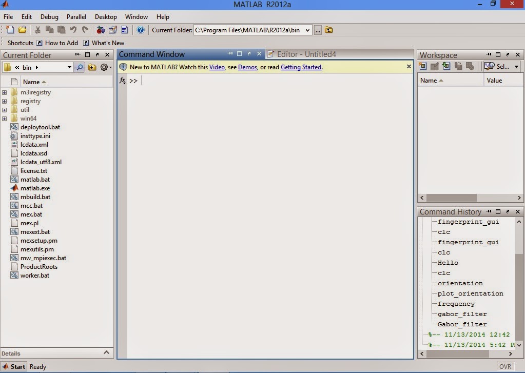 Image Processing with Matlab: Getting Started with MATLAB