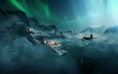 Battlefield V Attaque d'Avions - Fond d'écran en Ultra HD 4K 2160p