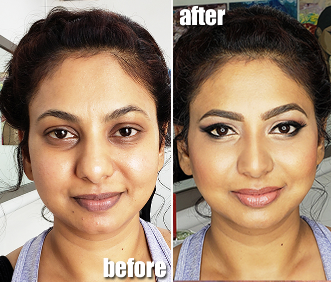 Before And After Soft Makeup For Babys First Birthday Makeup By