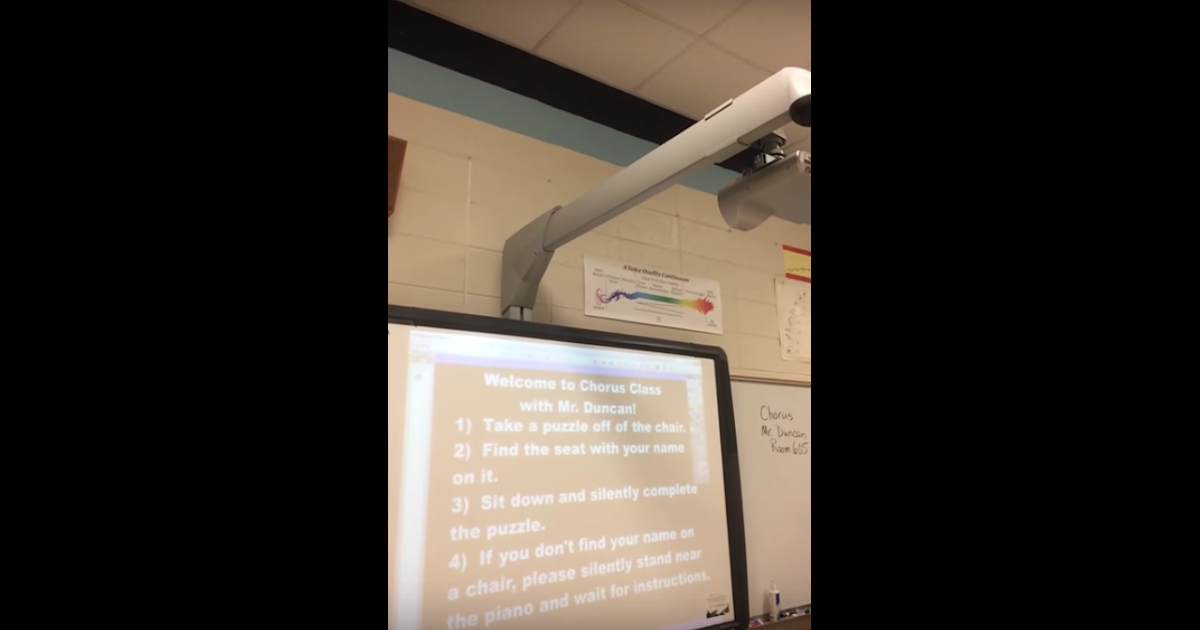 Sixth Graders in your Chorus Classroom In the Middle With Mr D