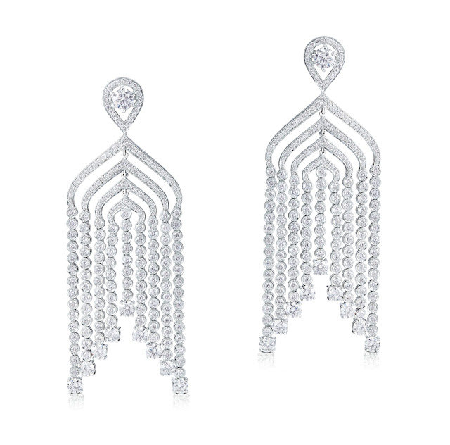 Forevermark by Orra Chandelier Diamond Earrings