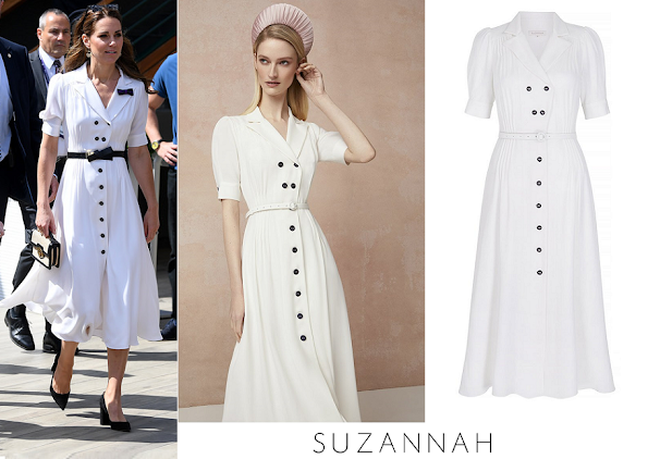 Kate Middleton wore a Suzannah flippy wiggle dress