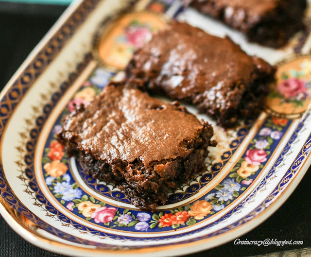 Grain Crazy Cashew Butter Brownies (Gluten Free, Paleo, Vegan)