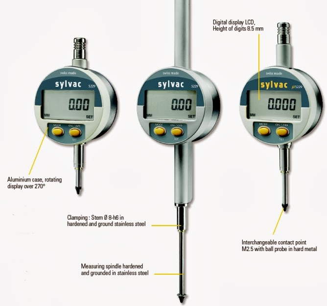 Sylvac Digital Dial Indicators Alat Tool Machinery