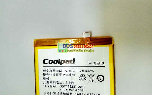 Pin điện thoại coolapd sky 3, sky 3 pro E502 chính hãng 
