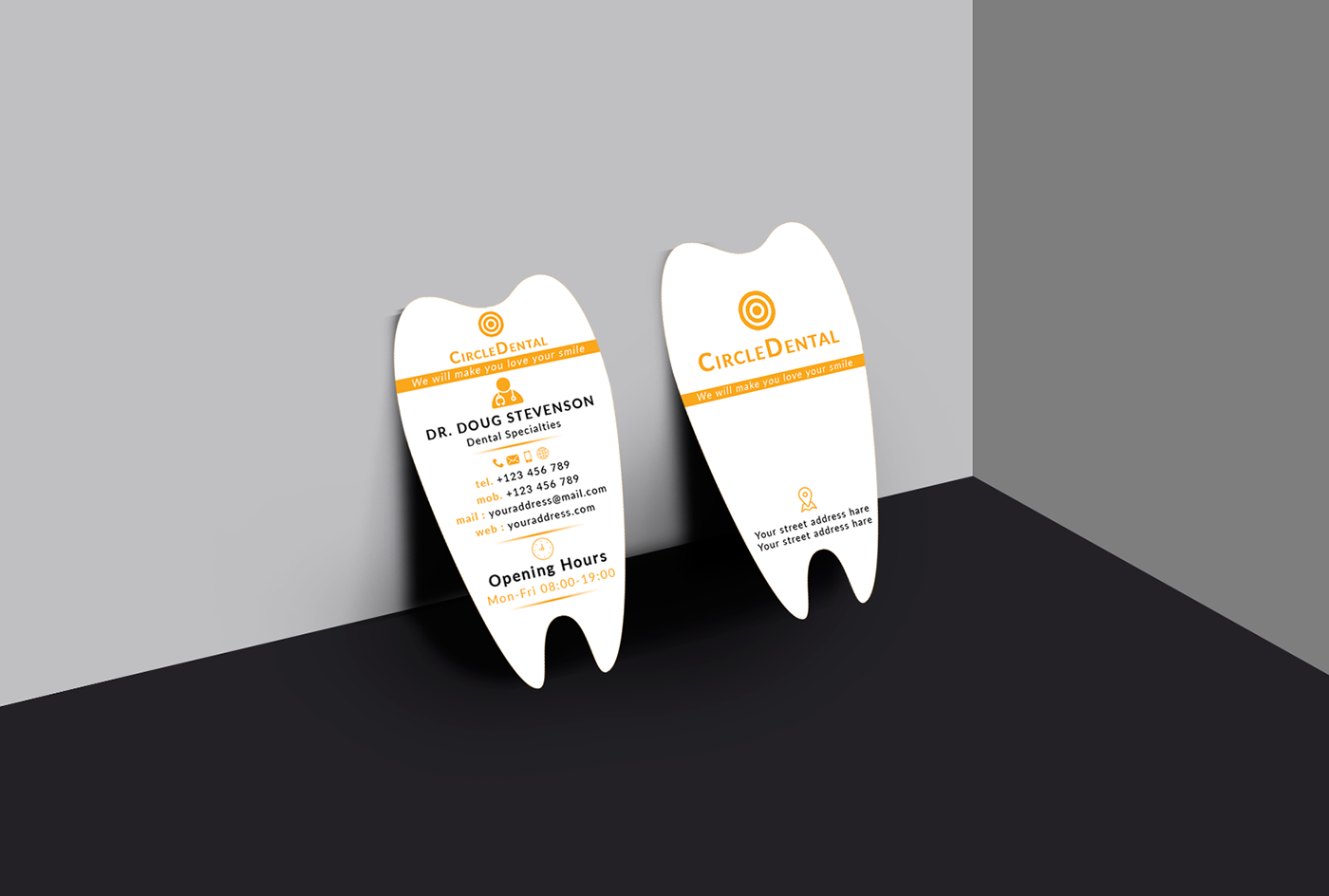 Dental Business Card DesignerSHOAIB