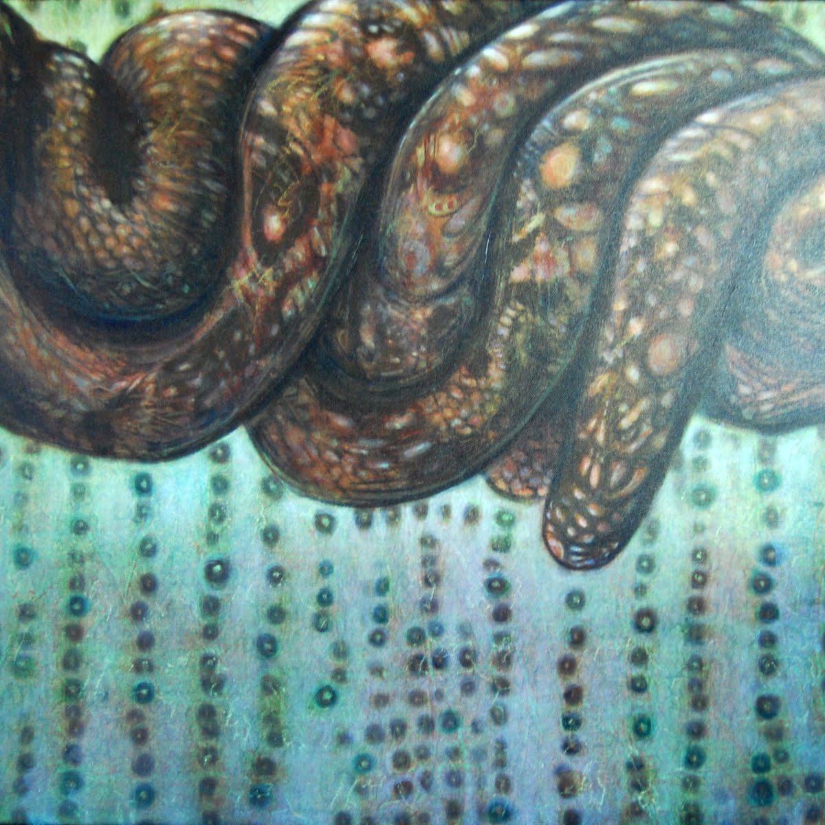 Biodiversity is a slippery subject  Acrylic on canvas