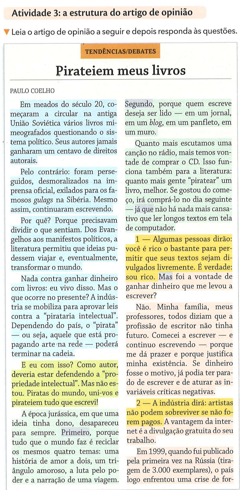 A Língua Portuguesa é Linda Exemplo De Texto Argumentativo Estrutura