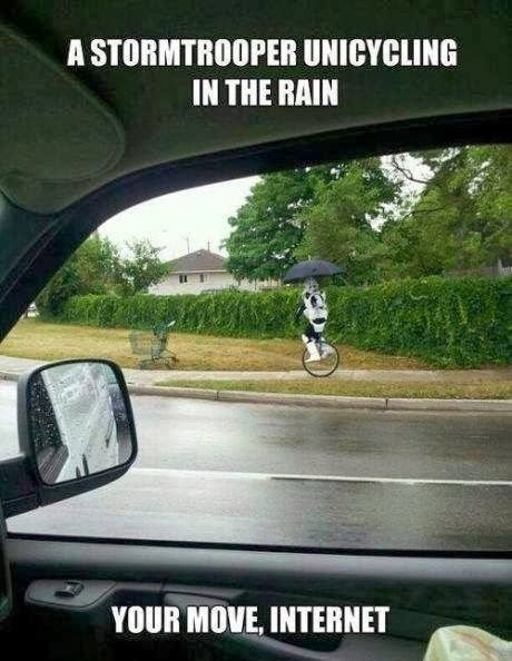 Stormtrooper Unicycling Meme