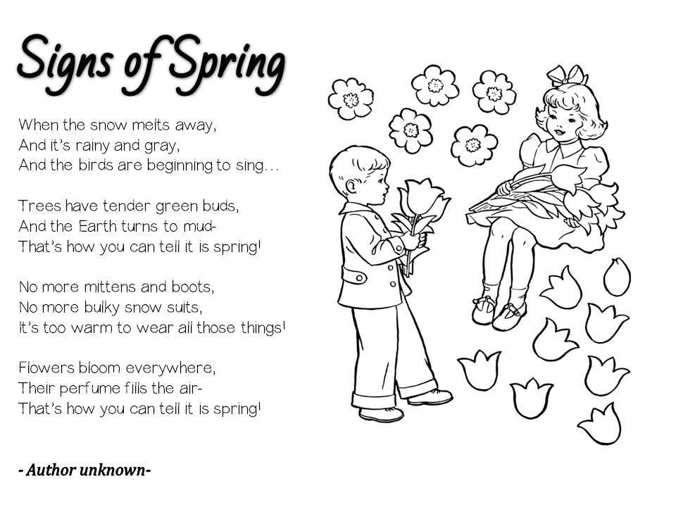 Spring is around the corner so it's high time to start teaching spring...