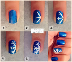 nail christmas diy creative tutorials winter tutorial step simply link