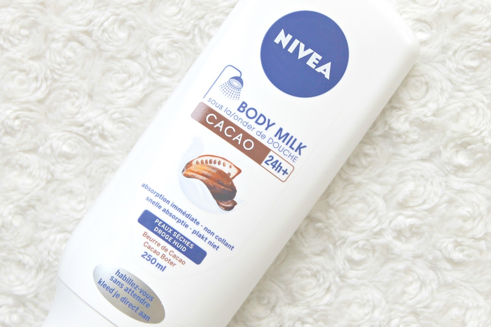 draai Onveilig Onvervangbaar NIVEA Body Milk Onder De Douche Cacao - Vanessablogt