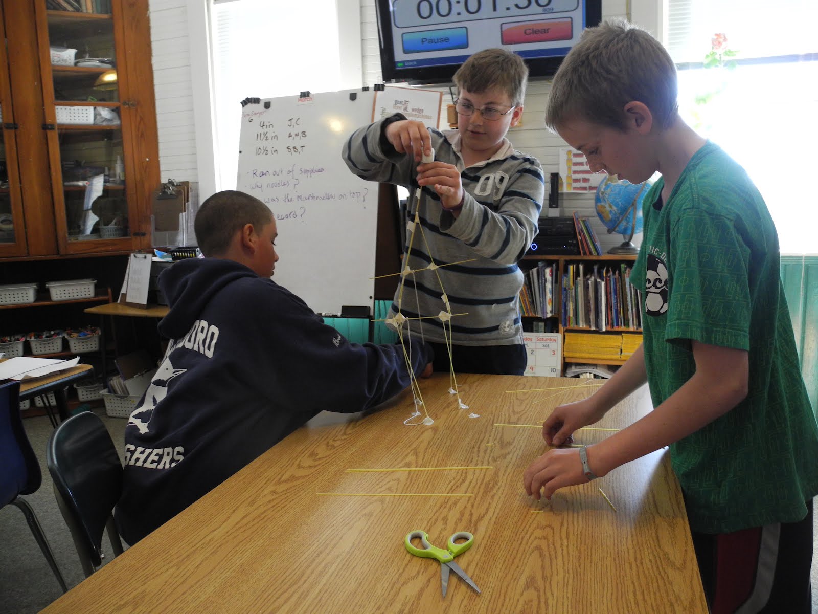 Frenchboro School Marshmallow Challenge