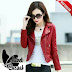 ANL017 Model Jaket Wanita Korea Blazer Semi Panganggur Kulit