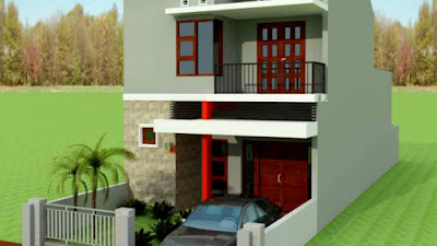 Contoh Rumah Minimalis Dua Muka