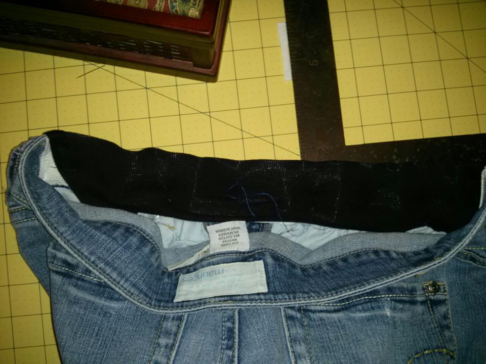 Shut Up, Jessica! frontonly Maternity Jeans Conversion tutorial