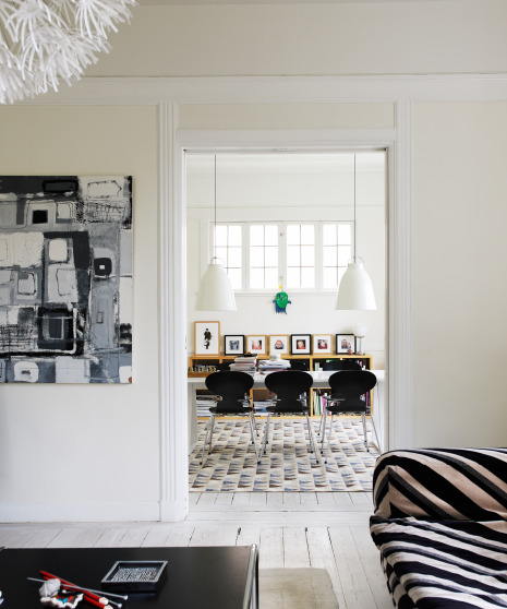 decoracion blanco y negro