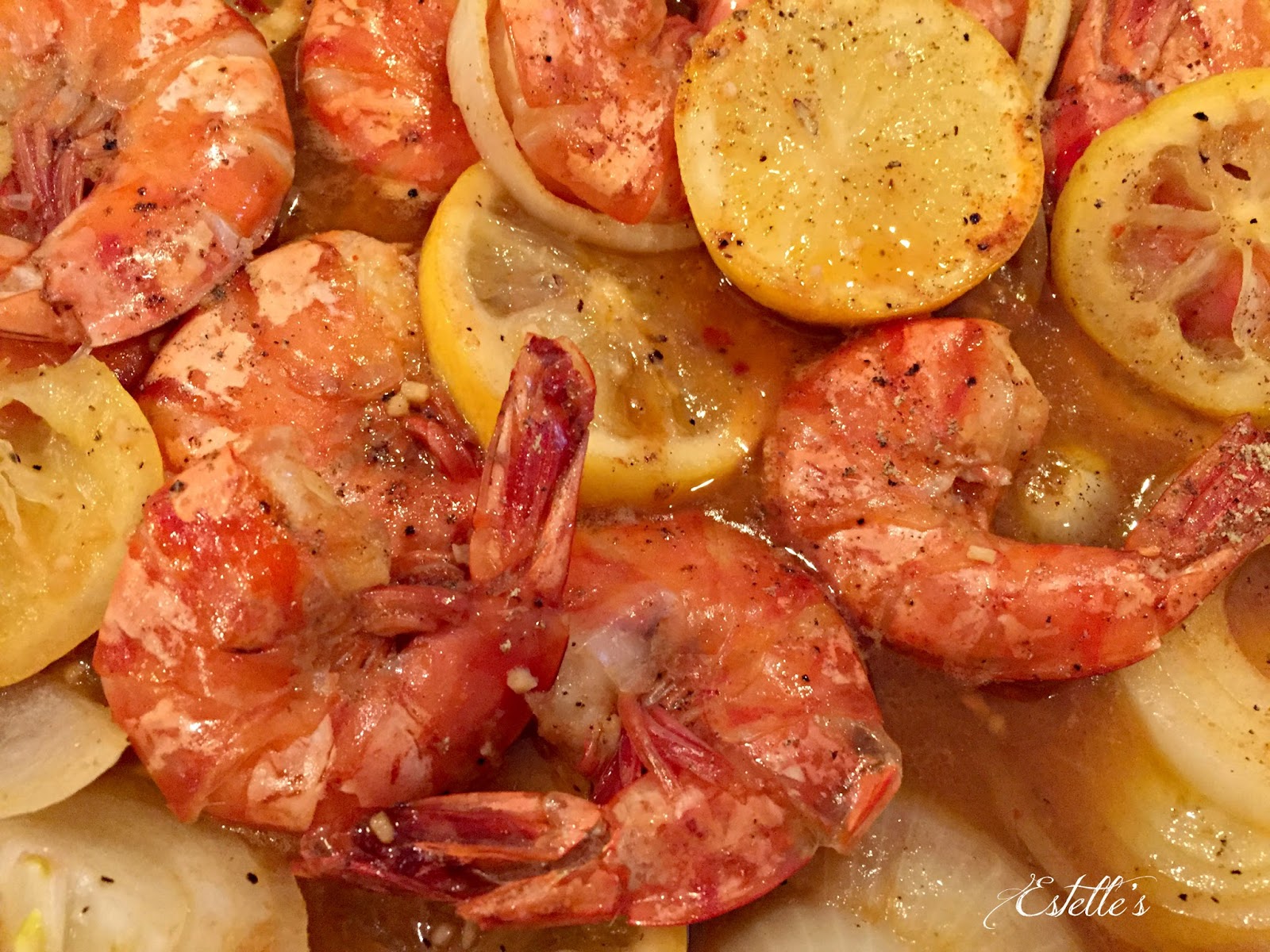 Estelle's BEST BARBECUED SHRIMP