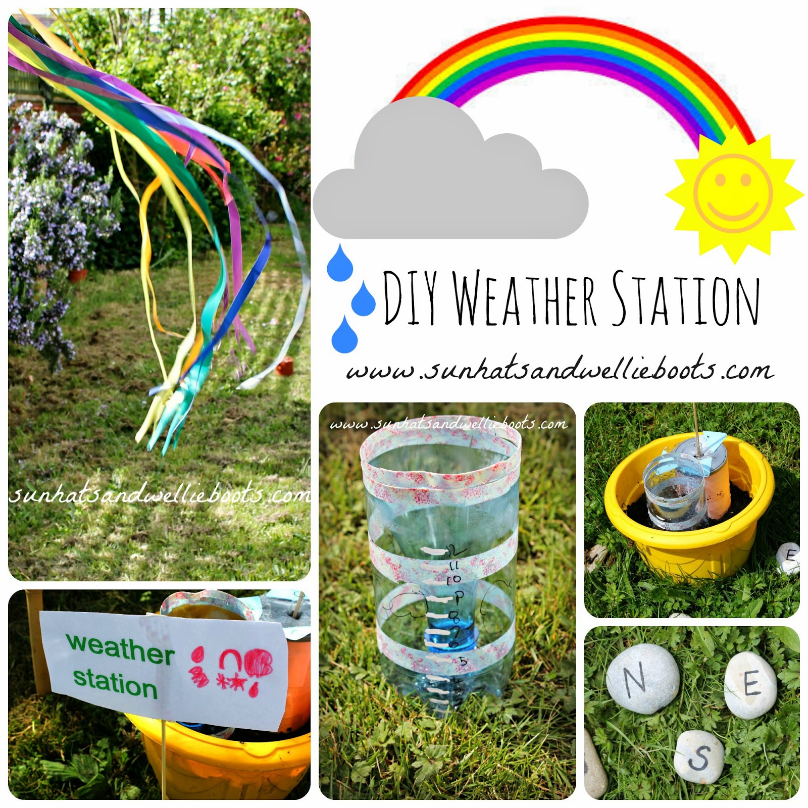 Sun Hats & Wellie Boots: DIY Weather Station for Kids to Make