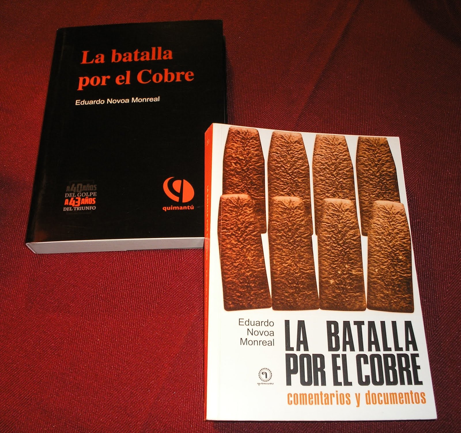 Eduardo Novoa Monreal: "La batalla por el cobre".