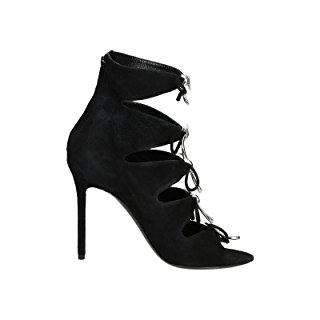 Giày cao gót Balenciaga Women"s 422825Waur01000 Black Suede Sandals