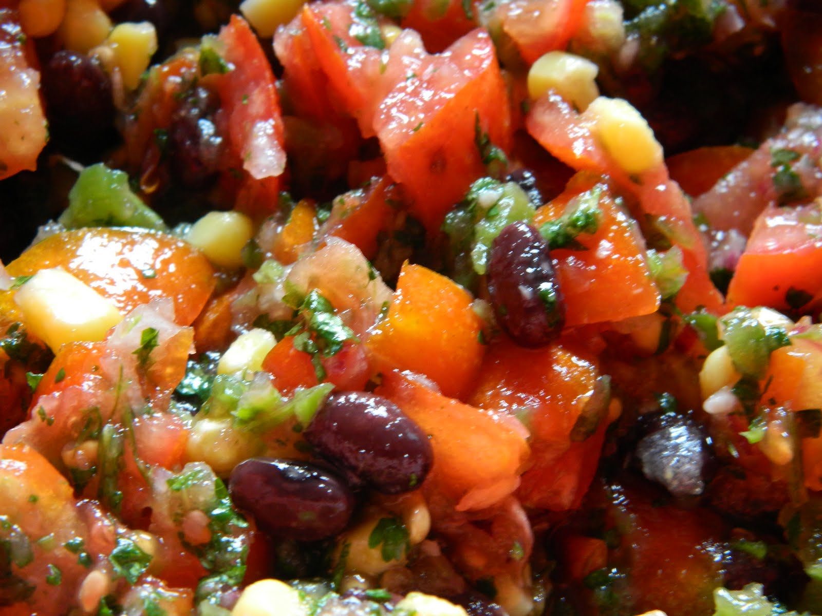 Corn, Black Bean and Lime Salsa