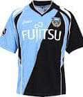 川崎フロンターレ 2009-2010 ユニフォーム・asics-ホーム-サックスブルー・黒