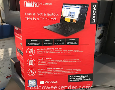 The Lenovo ThinkPad X1 Carbon Laptop has everything you need in a computer