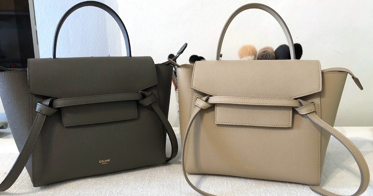 CELINE BAG COMPARISON: Céline Nano Luggage vs. Céline Nano Belt 
