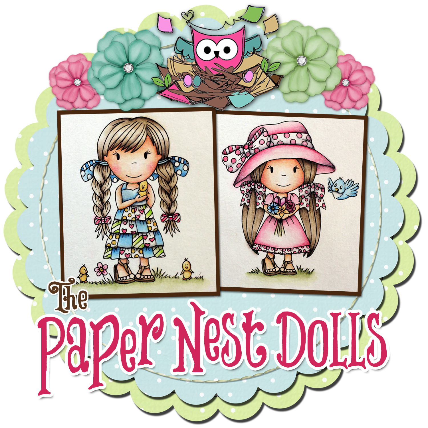 Ex-DT member of Paper Nest Dolls Stamp