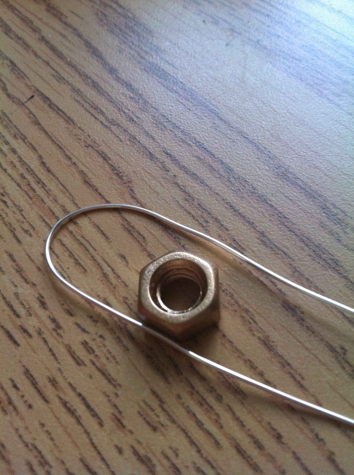 What to DoItYourself DIY Hex Nut Ring