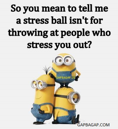 #LOL: Funny Minion Joke About Stress vs. Ball