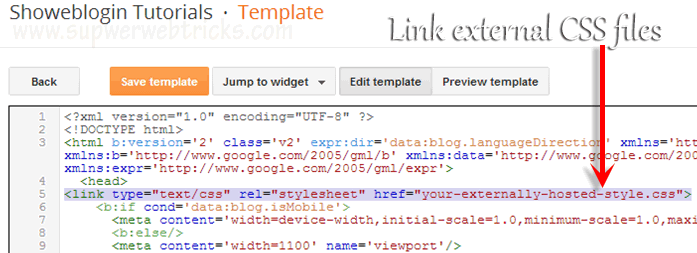 CSS Codes for Blogger and Your Site