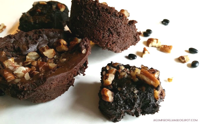 Black Bean Brownies Gluten Free and Vegan - A Glimpse of Glam 