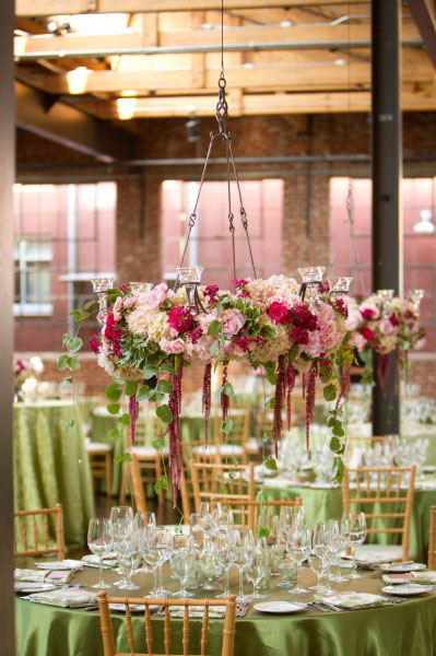 BODAS DE ALTA Es Tendencia: centros de mesa para banquetes de boda